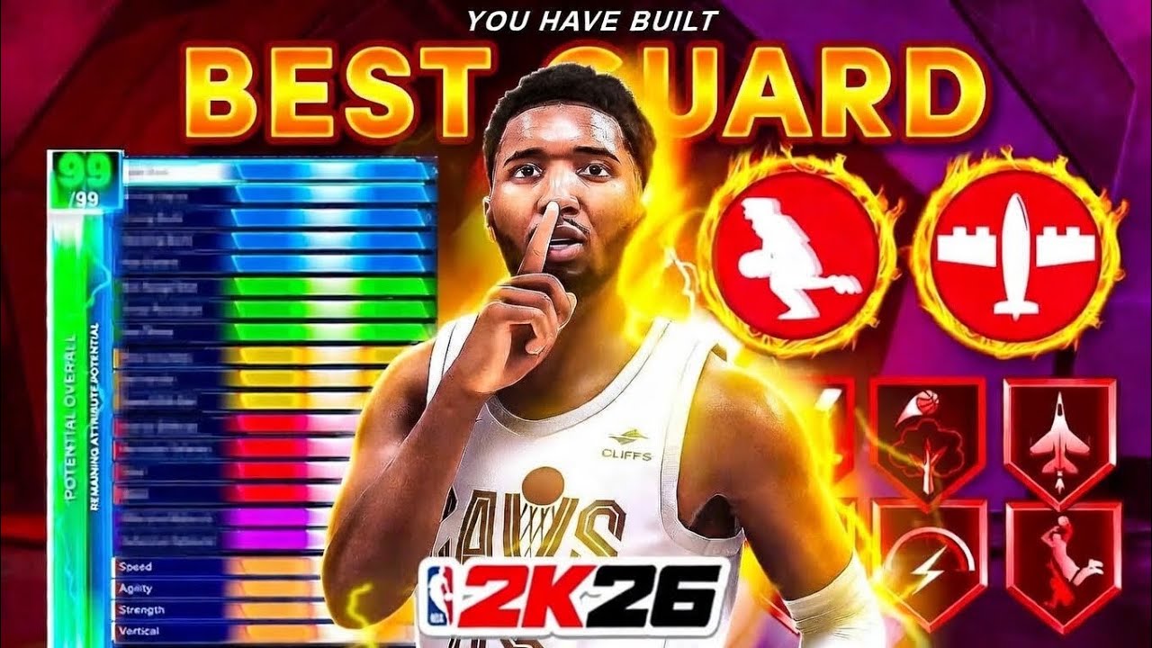 NEW BEST POINT GUARD BUILD in NBA 2K26! 6'4 ALL-AROUND DEMIGOD w/ BEST ...