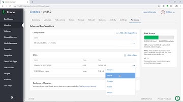 qs linode how to resize and old linode vps server