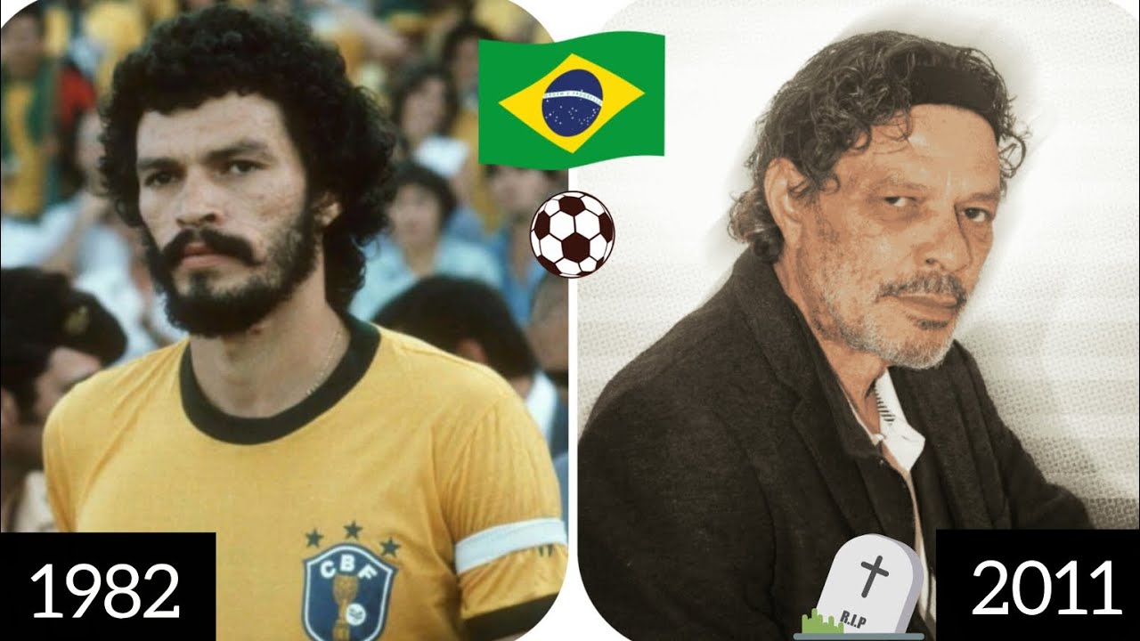 🇧🇷 Brazilian football players ⚽ in the 1982 World cup 🏆 (Then & Now)