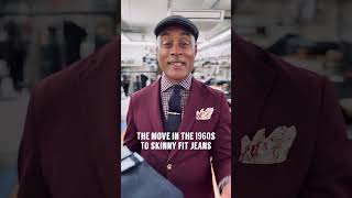What’sThe History of Cuffing Jeans? 👖 🤷‍♀️ 🤷‍♂️ #fashionshorts  #menfashion #fashionschool