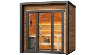 4 Person Outdoor Sauna Cubo Xs Review Compact Thermowood Sauna Kit With 9Kw Huum Heater
