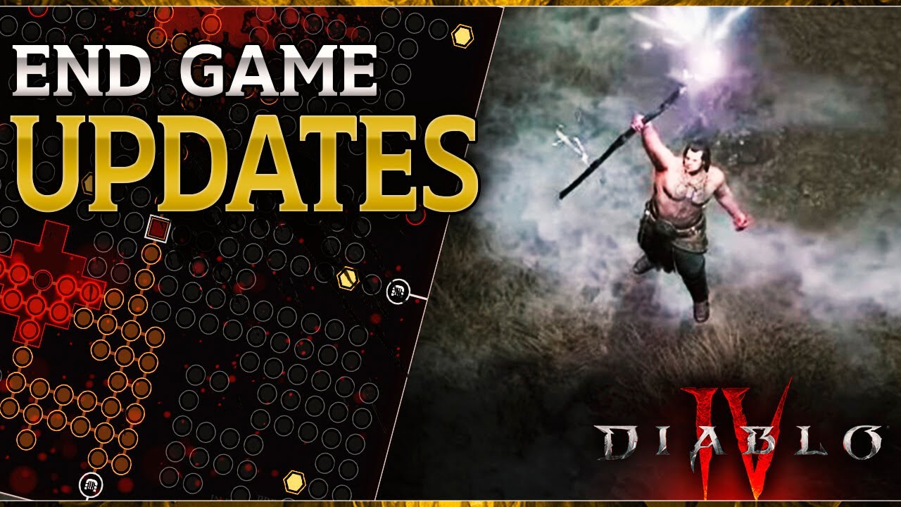 NEW Diablo 4 End Game Update !!! December 2021 Quarterly Update
