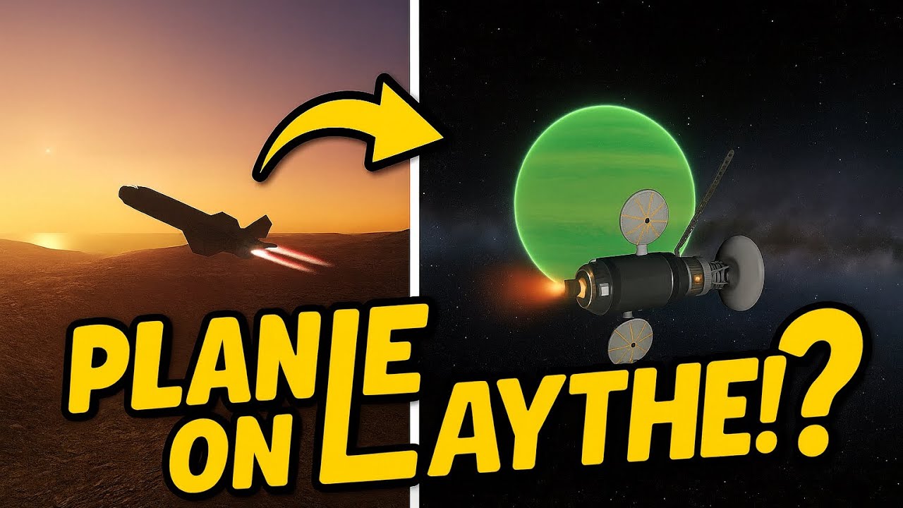 KSP: Will My Plane Conquer Laythe’s Skies? 