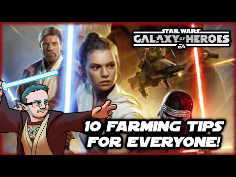 10 Great Farming Tips For Everyone in Star Wars Galaxy of Heroes!