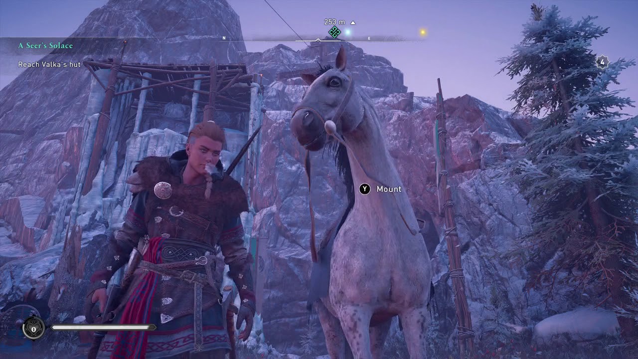 Assassin's Creed Valhalla Reach Valka's Hut Change Horse Mount YouTube
