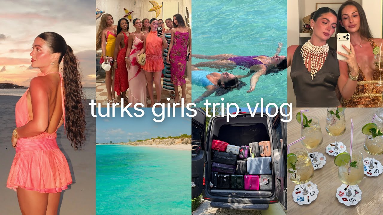 Weekly Vlog: Turks & Caicos girls trip with EP! bts prep in office, pack with me & more