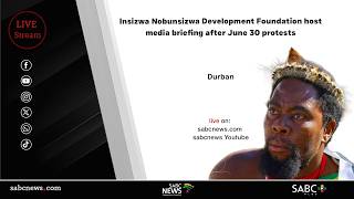 Insizwa Nobunsizwa Development Foundation hosts media briefing after June 30 protests