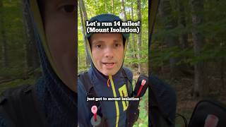 Running Mount Isolation in New Hampshire!