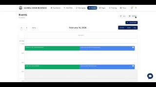 Global Home Business Platform - Events Tutorial