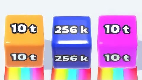 Jelly Run 2048 game play.all levels .android .ios .new update. 🪀❓🏃‍♂️