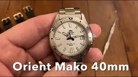 Orient Mako 40 - 2 week hands-on review plus some strap options for my 6.5 inch wrist