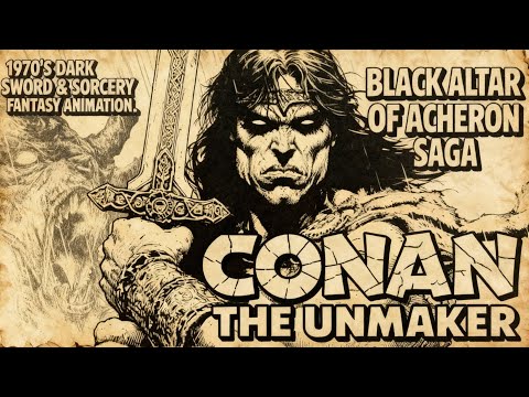 CONAN The Unmaker Black Altar Of Acheron Saga Demon God S Scream 1970s Dark Fantasy 4K