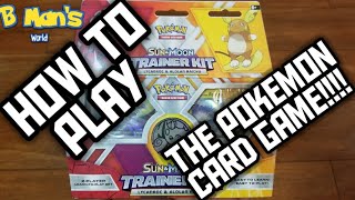 how to play pokemon sun and moon card game & Moon: Team Up Pokmon TCG: Sun & Moon