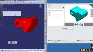 CATIA V5 Certificate sample question 1 to 4 Tutorial(카티아 인증시험)