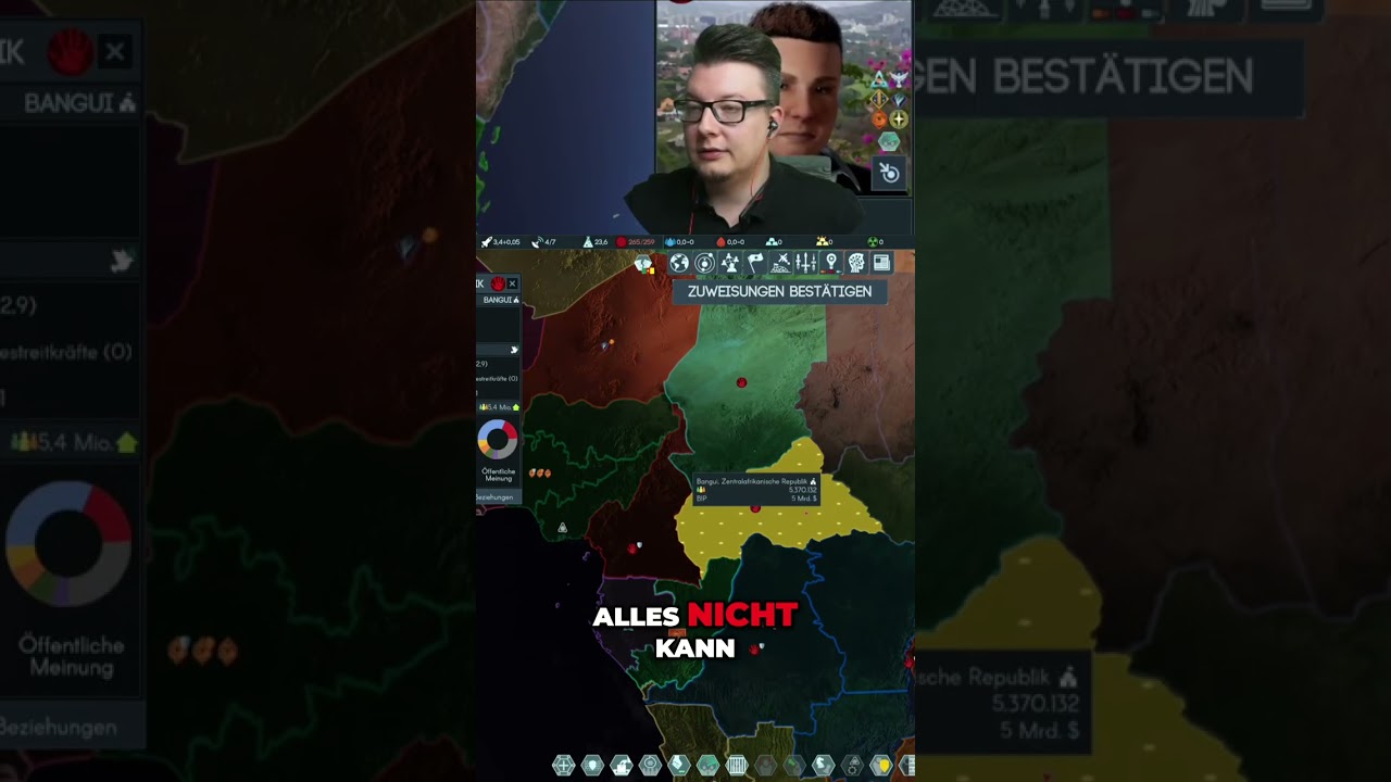 Spiel zu komplex? Zweifel? Zentralafrika-Mission startet!