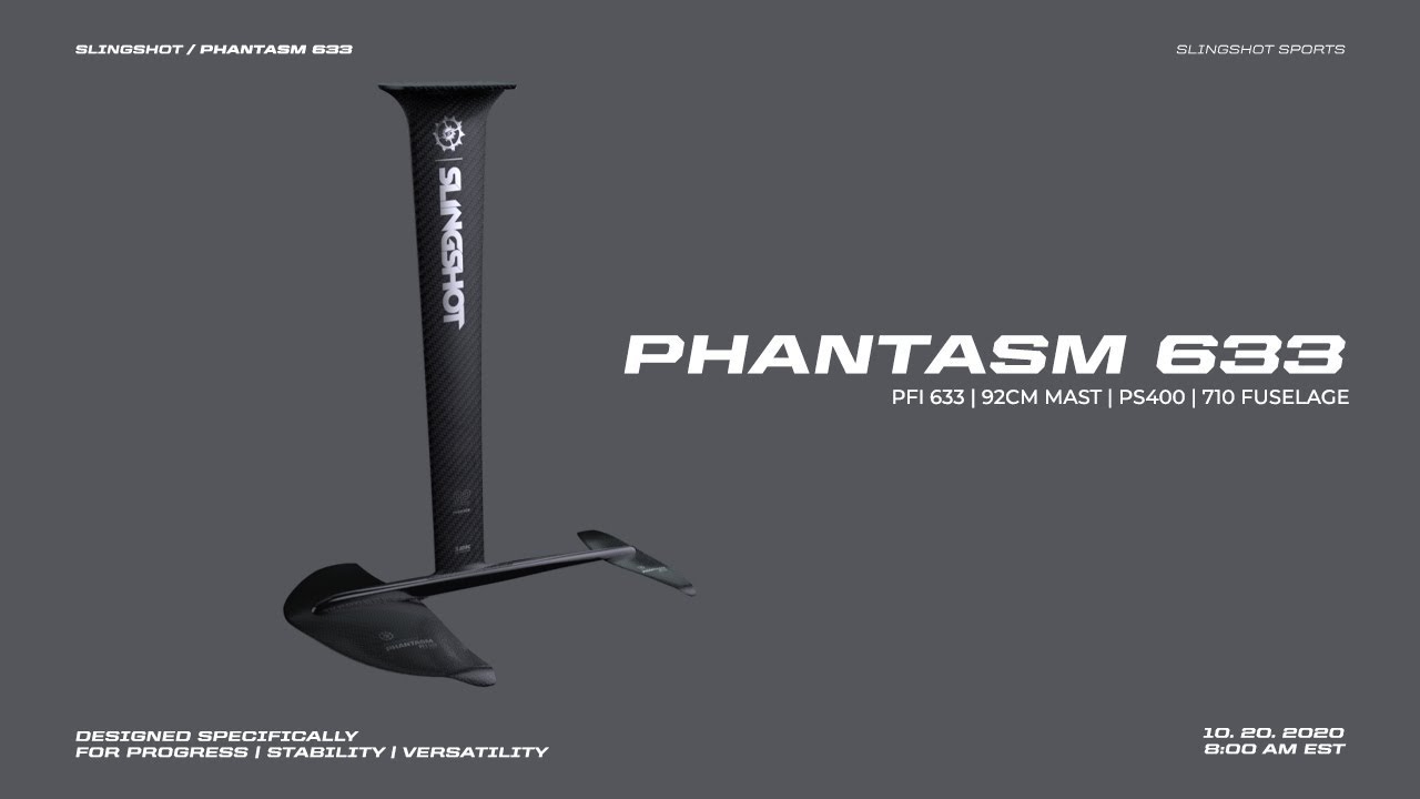 2021 Slingshot Foil PHANTASM KITE 633 Carbon Hydrofoil YouTube