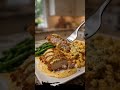 Baked Caesar Chicken with Creamy Garlic Parmesan Rotini