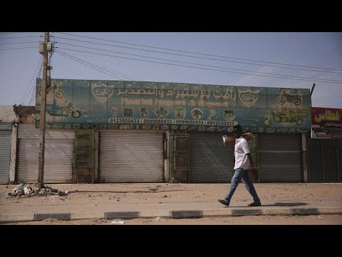 Empty streets in Sudan ahead of planned protest