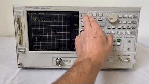 Agilent 8753 ES S-Parameter Network Analyzer (A# 62254)