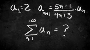 Calculus- Example of a series defined recursively.