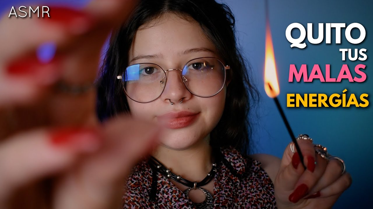 ASMR en ESPAÑOL 🪔 QUITANDO tus MALAS ENERGIAS ☯️😌 ASMR para DORMIR y estar MEJOR  ✨ Vivalen ASMR