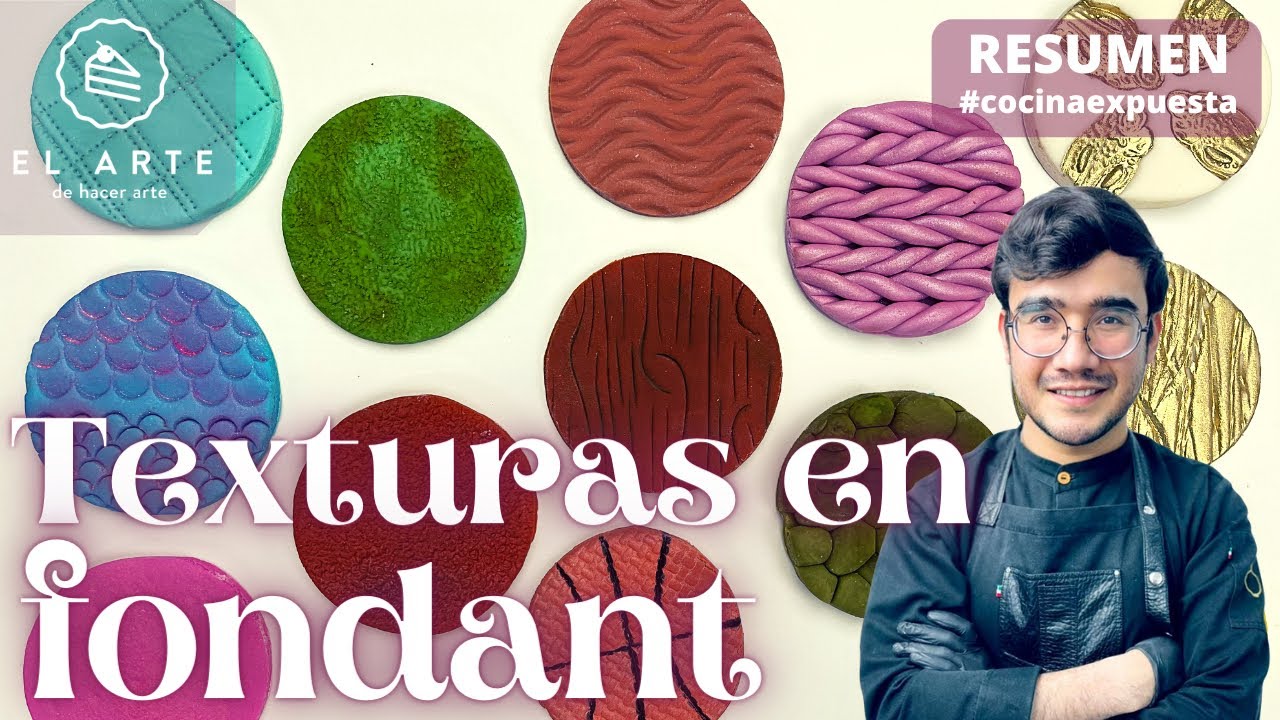 ¡Texturas de fondant!