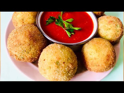 კარტოფილის ბურთულები ყველით/Potato Balls with Cheese