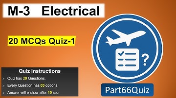 Module 3 Electrical Quiz | 40 Important MCQs for Part-66 Exam Preparation