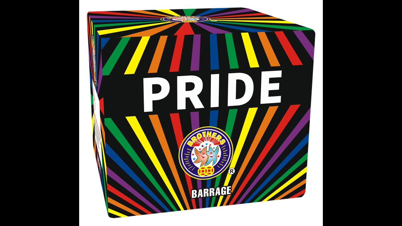 Pride Firework by Brothers Pyrotechnics YouTube