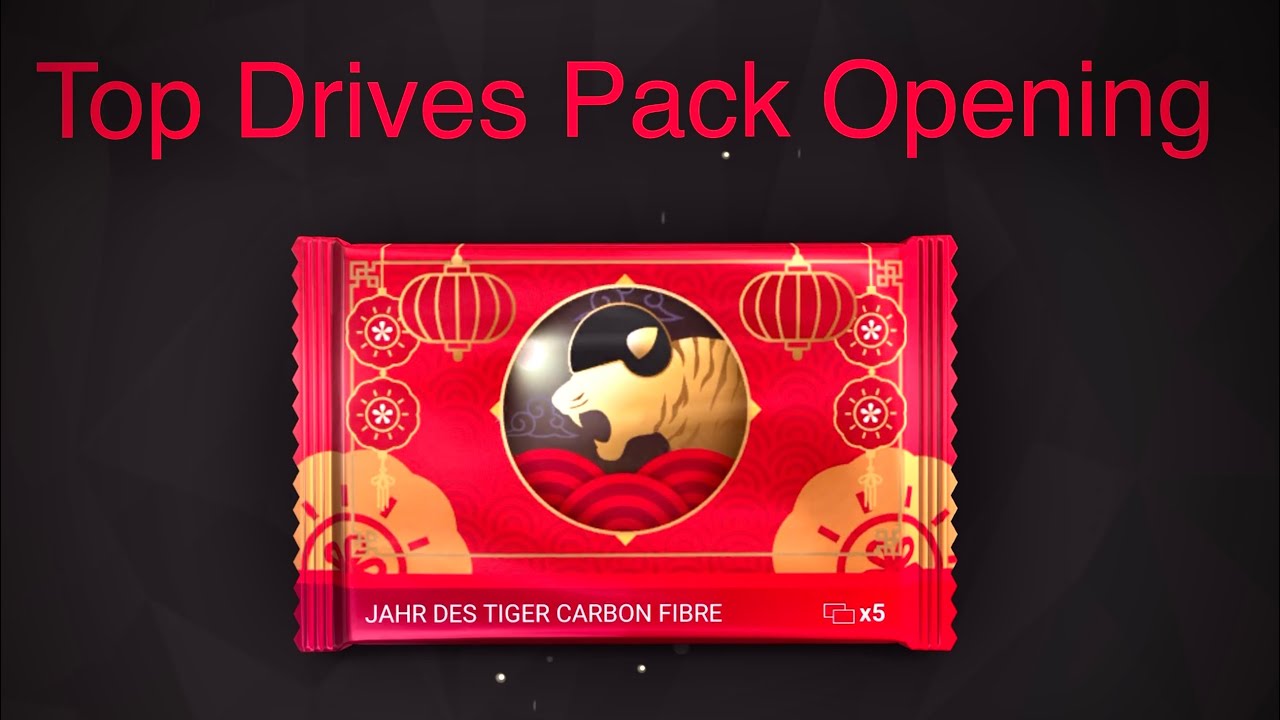 Top Drives Year Of The Tiger Pack Opening (1x ceramic, 1x carbon fibre)