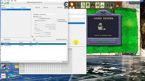 Cheat engine basic script Plant vs Zombie No coold