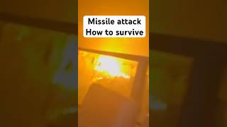 How to survive during a missile attack! #survival #prepper #homestead #prep #israel #iran #war
