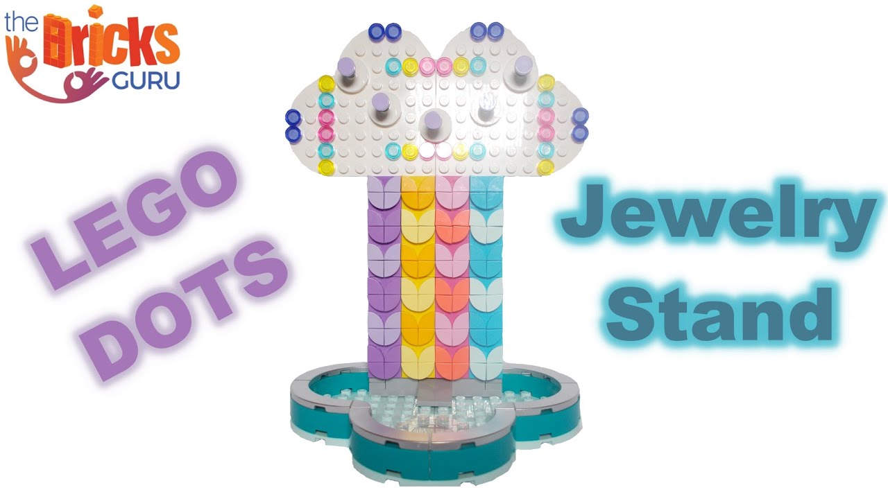 Lego Dots Jewelry Stand 41905 with Custom Lights YouTube