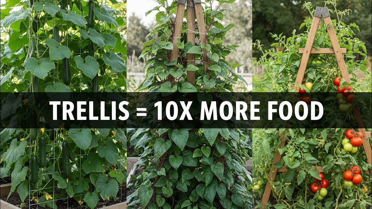 15 лучших культур, которые процветают при выращивании на шпалере.