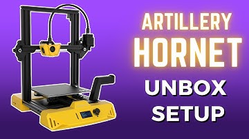 Artillery Hornet 3D Printer - Unboxing & Setup Guide