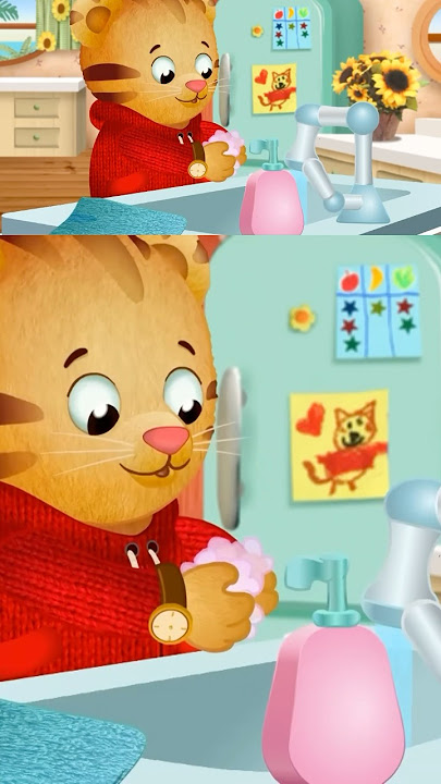 Daniel washes his hands 🫧 | Daniel Tiger