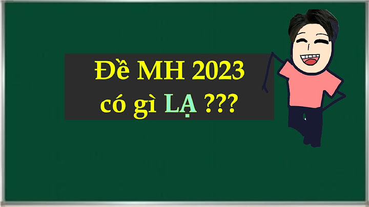 Đề minh họa môn hóa 2023 file word