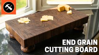 How to Build an End Grain Walnut Cutting Board | Builder's Studio
