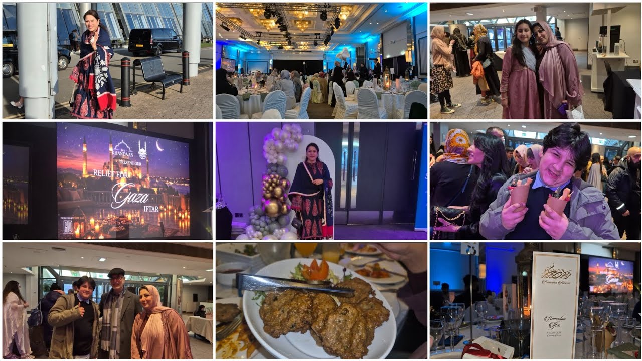 RELIEF Of Gaza Iftaar Event by Islam RELIEF glasgow &THE khandan Event || Bachoo ki kushi 🥰