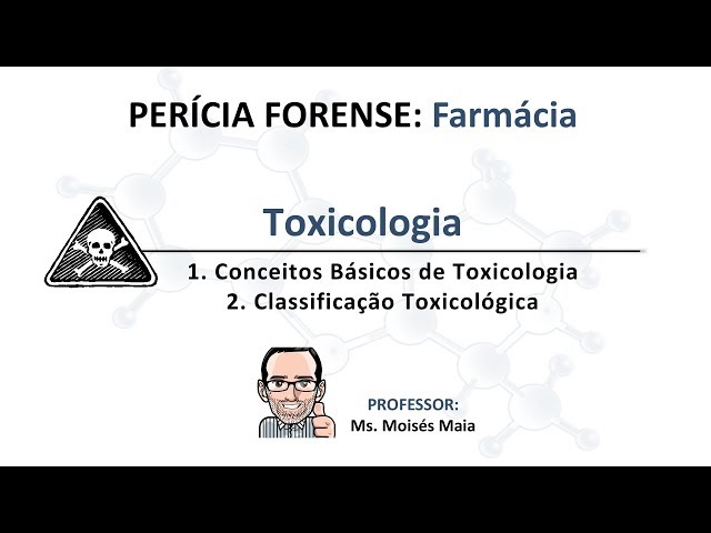 Toxicologia -Aula 01- Conceitos de Toxicologia 