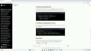 for loop on dataframe python