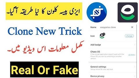 How to Clone Easypaisa app in android versen 10 | #easypaisa #alltricks