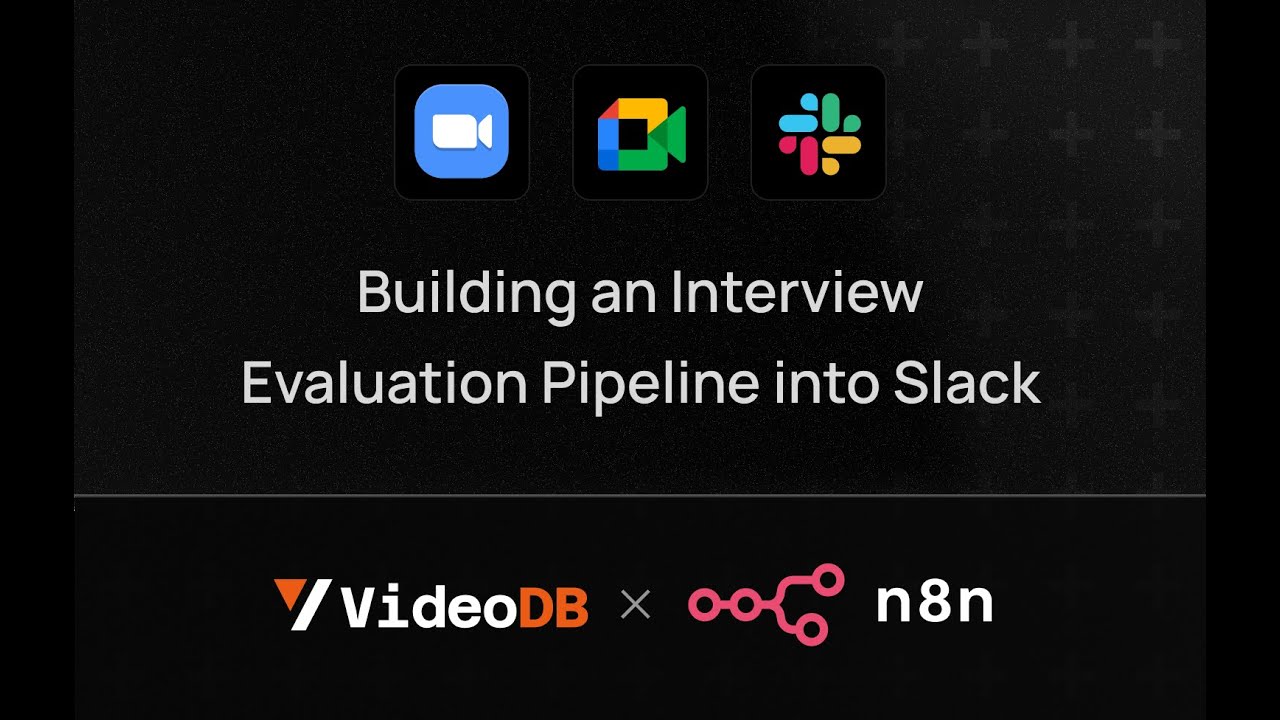 Automate Interview Evaluations with AI | VideoDB + n8n Demo
