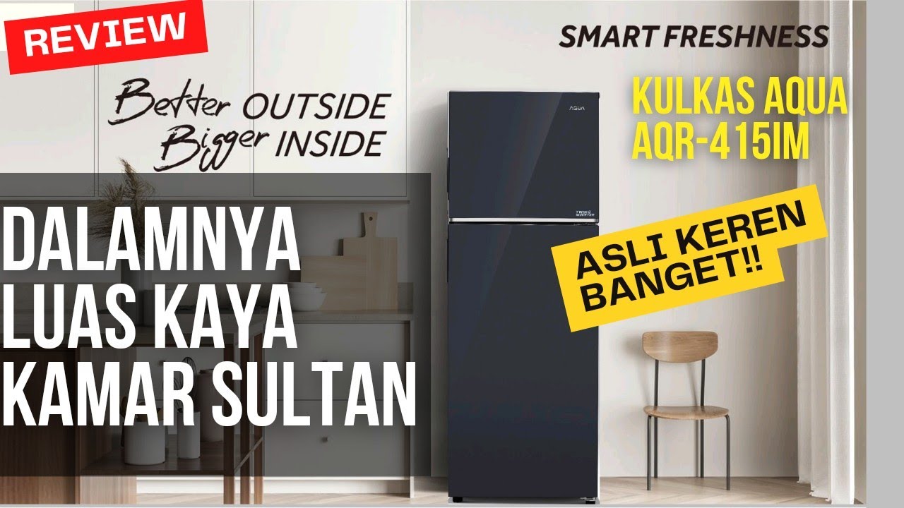 Kulkas 2 Pintu si RAMPING Tapi Bisa MUAT BUANYAK..