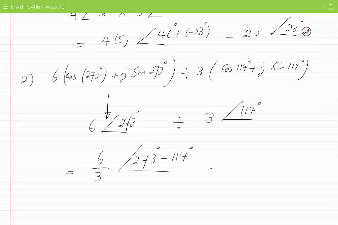 Algebraic operations with complex numbers - YouTube