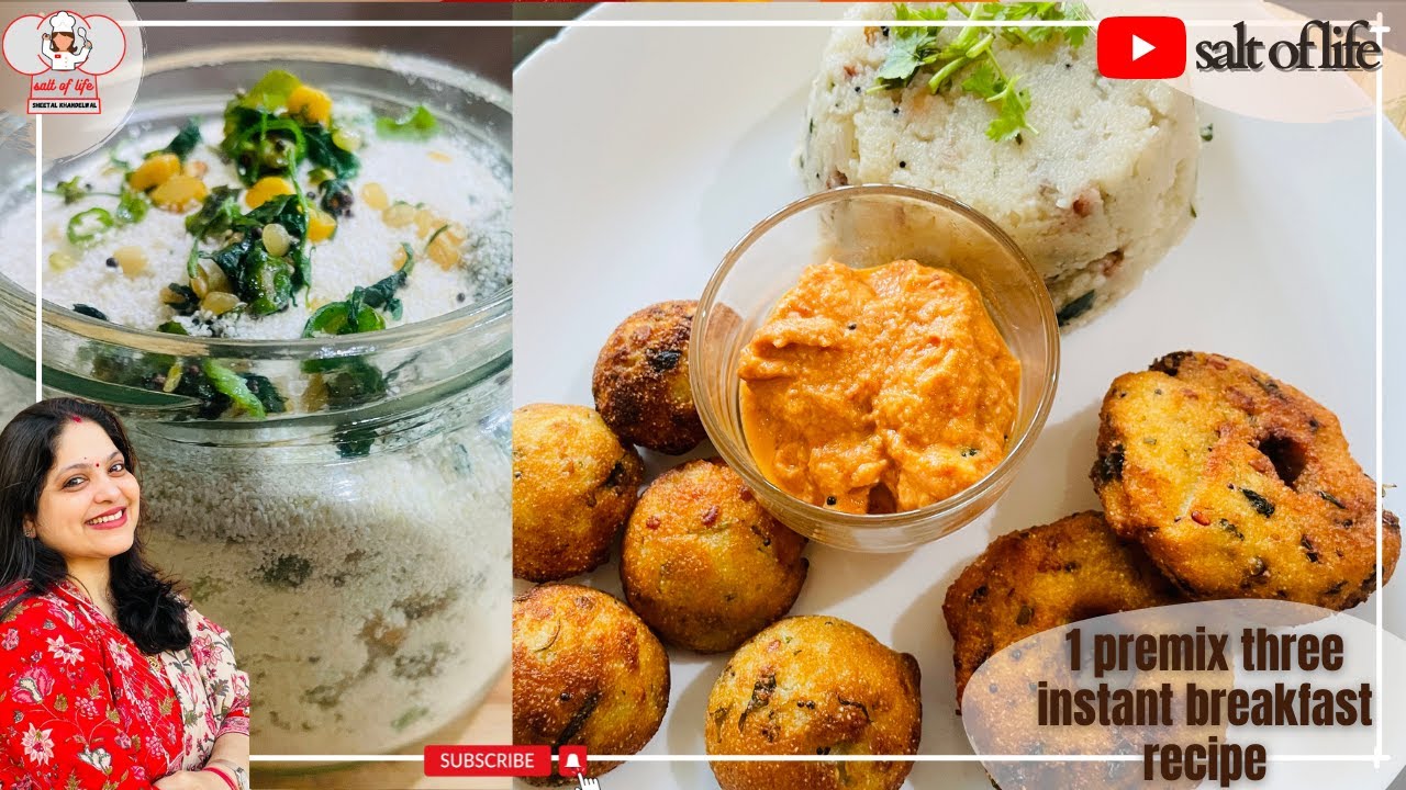 1 premix three instant breakfast recipe | salt of Life | 2022