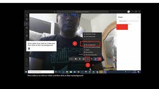 microsoft team blur meeting