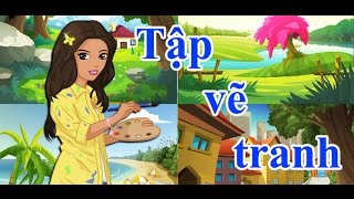 Game tap ve tranh: Hướng dẫn chơi game tập vẽ tranh online - YouTube