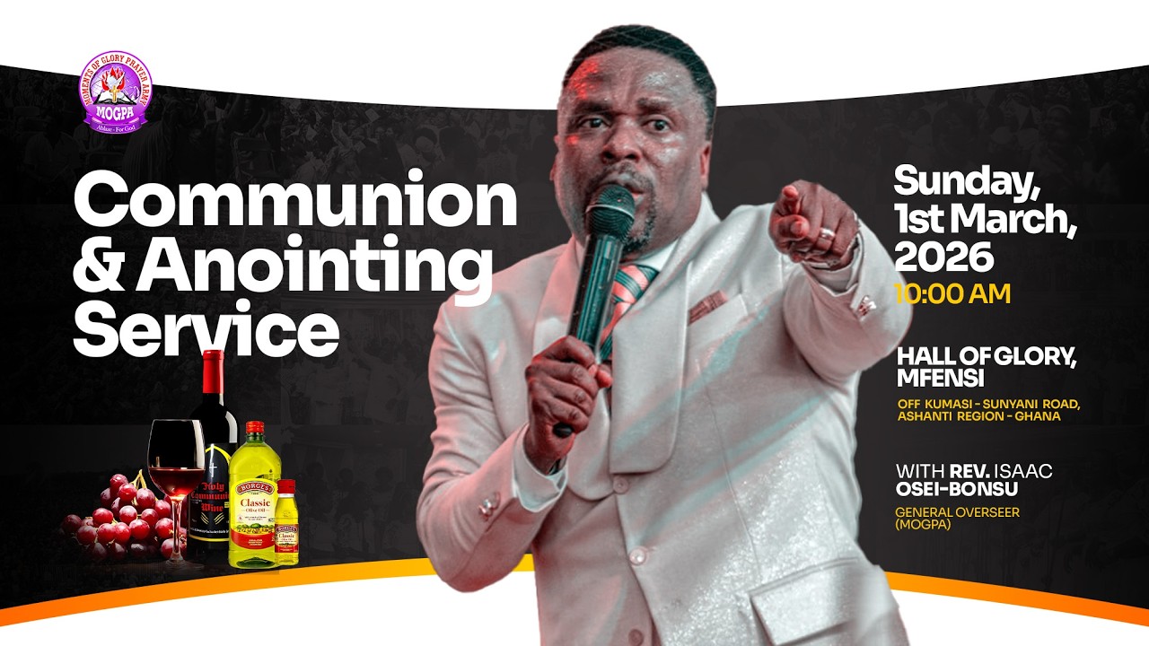 COMMUNION AND ANOINTING SERVICE || PRAYER SUNDAY || 01 - 03 - 2026