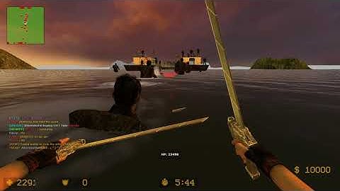 Counter-Strike: Source Zombie Escape UNLOZE ze_island_escape_sg_01 ~ (Nova HunterZ player)